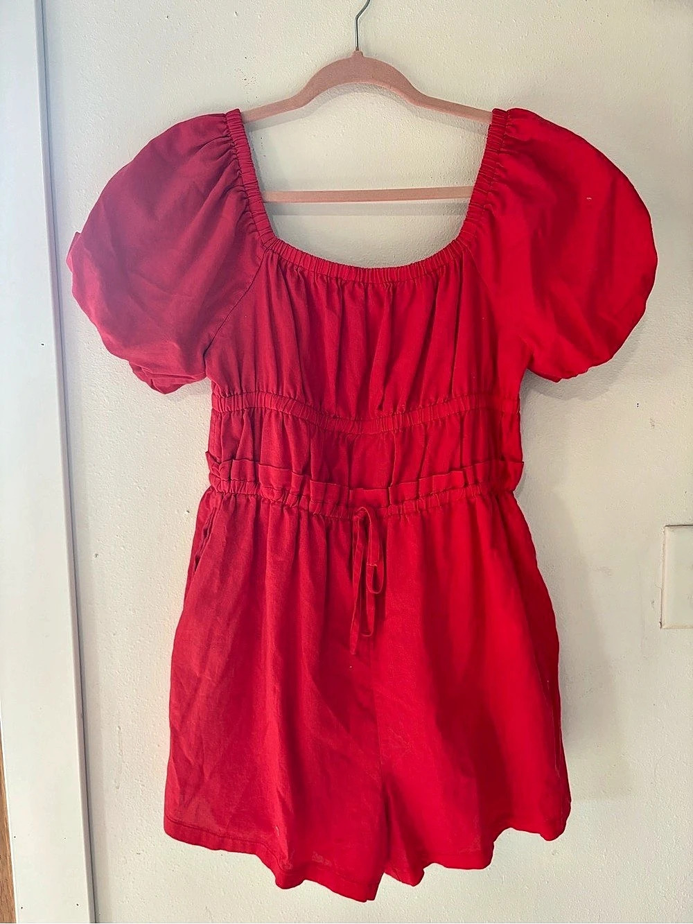 merci Red Romper Size Medium